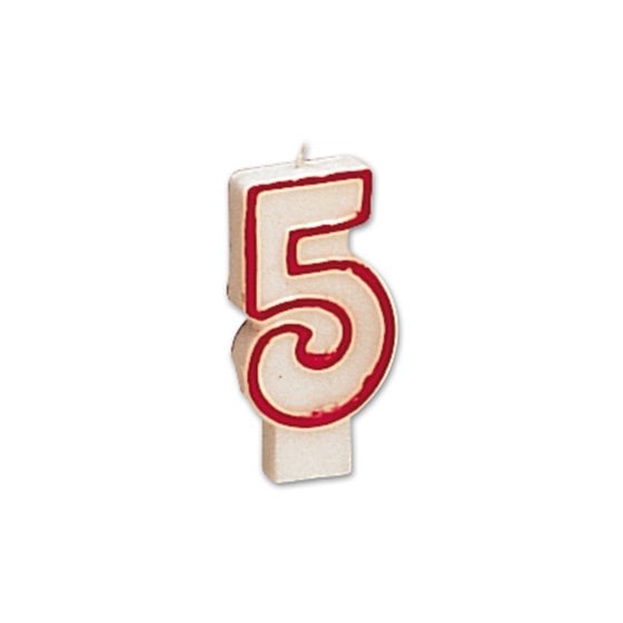 Vela Cumplea�os Liderpapel N�5