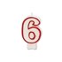 Vela Cumplea�os Liderpapel N�6
