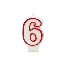 Vela Cumplea�os Liderpapel N�6