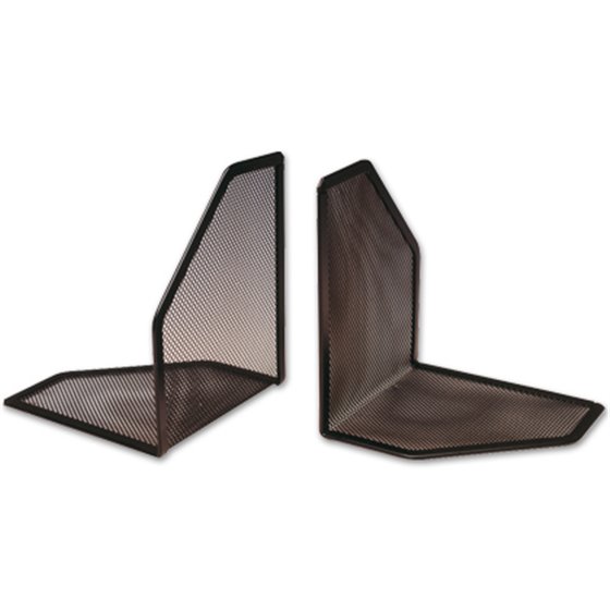 Apoyalibros Metalico Q-Connect Kf00857 Rejilla Negro Juego 170X140X135 Mm