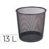 Papelera Metalica Q-Connect Rejilla Negra 265X285 Mm