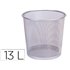 Papelera Metalica Q-Connect Rejilla Plata 265X285 Mm