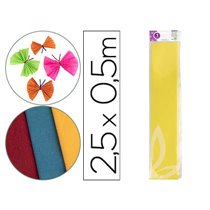 Papel Crespon Liderpapel 50 Cm X 2.5M 34G/M2 Amarillo
