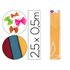 Papel Crespon Liderpapel 50 Cm X 2.5M 34G/M2 Amarillo Oro