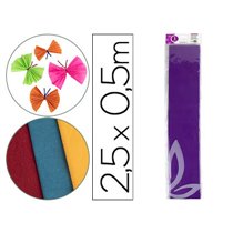 Papel Crespon Liderpapel 50 Cm X 2.5M 34G/M2 Violeta