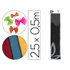 Papel Crespon Liderpapel 50 Cm X 2.5M 34G/M2 Negro