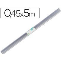 Rollo Plastico Forralibros Liderpapel 0,45X5 Mt 70 Mc