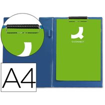 Carpeta Q-Connect Miniclips Plastico Din A4 Azul
