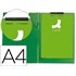 Carpeta Q-Connect Miniclips Plastico Din A4 Verde