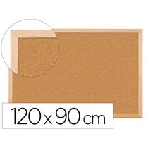 Pizarra Corcho Q-Connect 120X90 Cm Marco De Madera
