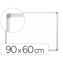 Pizarra Blanca Q-Connect Melamina Marco De Aluminio 90X60 Cm