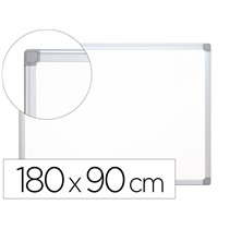 Pizarra Blanca Q-Connect Melamina Marco De Aluminio 180X90 Cm