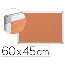 Pizarra Corcho Q-Connect 60X45 Cm Marco Aluminio