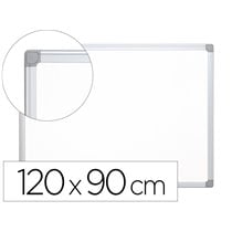 Pizarra Blanca Q-Connect Lacada Magnetica Marco De Aluminio 120X90 Cm