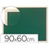 Pizarra Verde Q-Connect Marco De Madera 90X60 Cm Sin Repisa