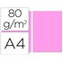 Papel Color Liderpapel A4 80Gr Rosa Paquete De 100 Hojas