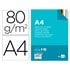 Papel Color Liderpapel A4 80Gr 10 Colores Surtidos Paquete De 100 Hojas