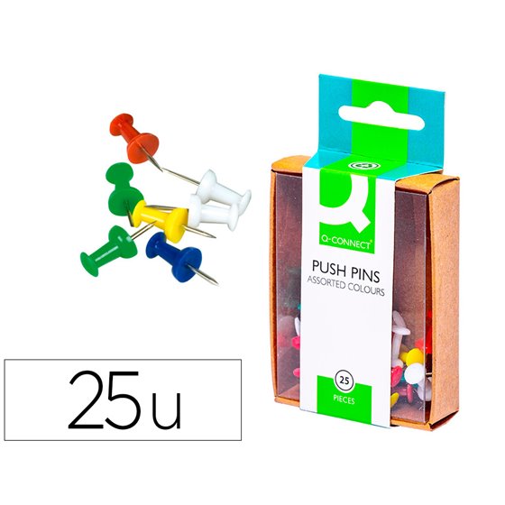 Se�alizador De Planos Q-Connect Caja De 25 Unidades Colores Surtidos