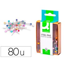 Aguja Se�alizadora Q-Connect Caja De 80 Unidades Colores Surtidos