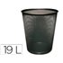 Papelera Metalica Q-Connect Negra Rejilla 295X345Mm