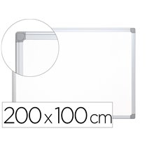 Pizarra Blanca Q-Connect Lacada Magnetica Marco De Aluminio 200X100 Cm