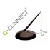 Boligrafo Extensible Q-Connect Con Cadena Metalica Y Soporte Adhesivo