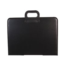 Cartera Portadocumentos Q-Connect Negra Con Asa Con Cremallera Din A3 420X297 Mm