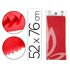 Papel Seda Liderpapel 52X76Cm 18G/M2 Bolsa De 5 Hojas Rojo