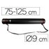 Portaplanos Plastico Liderpapel Diametro 9 Cm Extensible Hasta 125 Cm Negro