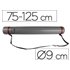 Portaplanos Plastico Liderpapel Diametro 9 Cm Extensible Hasta 125 Cm Gris