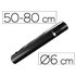 Portaplanos Plastico Liderpapel Diametro 6 Cm Extensible Hasta 80 Negro