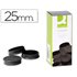 Iman Para Sujecion Q-Connect Ideal Para Pizarras Magneticas25 Mm Negro Caja De 10 Unidades