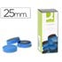 Iman Para Sujecion Q-Connect Ideal Para Pizarras Magneticas25 Mm Azul Caja De 10 Unidades
