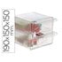 Archicubo Archivo 2000 2 Cajones Organizador Modular Plastico 190X150X150 Mm Incluye 2 Clips De Sujecion