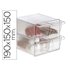 Archicubo Archivo 2000 4 Cajones Organizador Modular Plastico 190X150X150 Mm Incluye 2 Clips De Sujecion