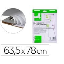 Bloc Congreso Q-Connect Papel Autoadhesivo 635X830 Mm 30 Hojas 70G/M2