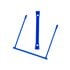 Encuadernador Fastener Q-Connect Plastico E-Clips Color Azul Caja De 100 Unidades