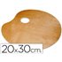 Paleta Madera Lidercolor Ovalada Tama�o 20X30 Cm Grosor 0,3 Cm Zurdos