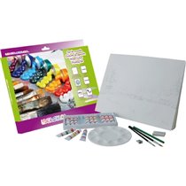 Set Acuarela Lidercolor Contiene 10 Laminas Acuarela 27X38Cm 1 Paleta Plast 12X12Ml1 Sacapunt 1 Perfilador 1 Goma