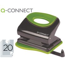 Taladrador Q-Connect Kf00995 Metalico Con Empu�adura De Caucho Capacidad 20 Hojas