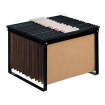 Soporte Para Carpetas Colgante Q-Connect Negro Bastidor De Sobremesa Para Carpetas Tama�o Folio Y Din A4