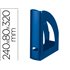Revistero Plastico Q-Connect Azul Opaco
