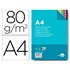 Papel Color Liderpapel A4 80Gr 25 Colores Surtidos Paquete De 100 Hojas