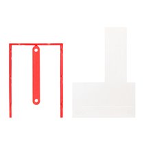 Encuadernador Fastener Q-Connect Plastico D-Clips Color Rojo Caja De 100 Unidades