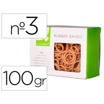 Gomillas Elasticas Q-Connect 100 Gr Numero 3 30 X 2 Mm
