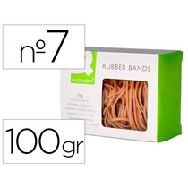 Gomillas Elasticas Q-Connect 100 Gr Numero 7 70 X 2 Mm