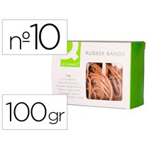 Gomillas Elasticas Q-Connect 100 Gr Numero 10 100 X 2 Mm