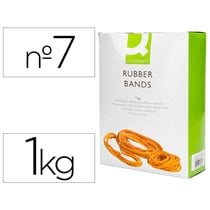 Gomillas Elasticas Q-Connect 1000 Gr Numero 7 70 X 2 Mm