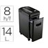Destructora De Documentos Q-Connect Kf15547 Capacidad De Corte 8 H Destruye Grapas Clips Y Tarjetas Papelera 15L