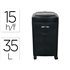 Destructora De Documentos Q-Connect Kf15553 Capacidad De Corte 15 H Destruye Grapas Clips Cd Y Tarjetas 35 Litros